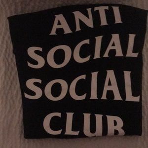 Anti social social club Tee shirt brand new real